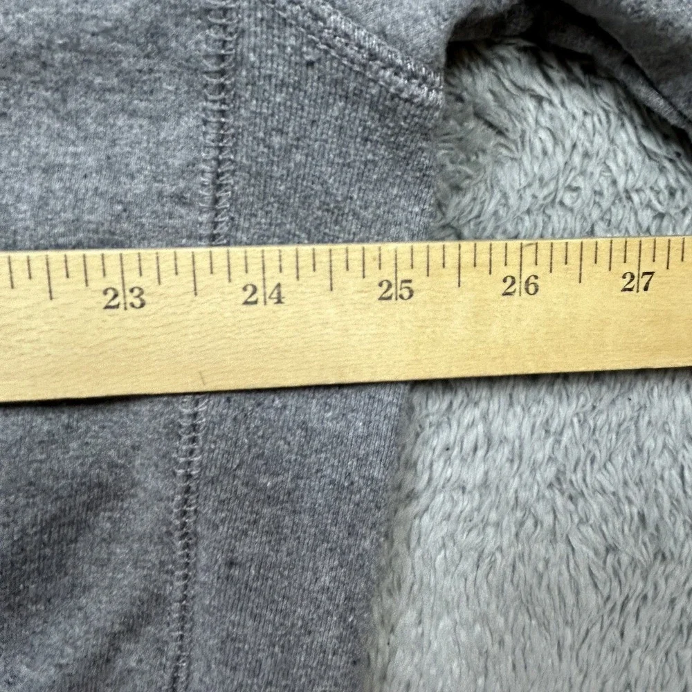 North Face Hoodie Mens XL Gray Heritage Patch Pullover Fleece Sweatshirt *SPOT